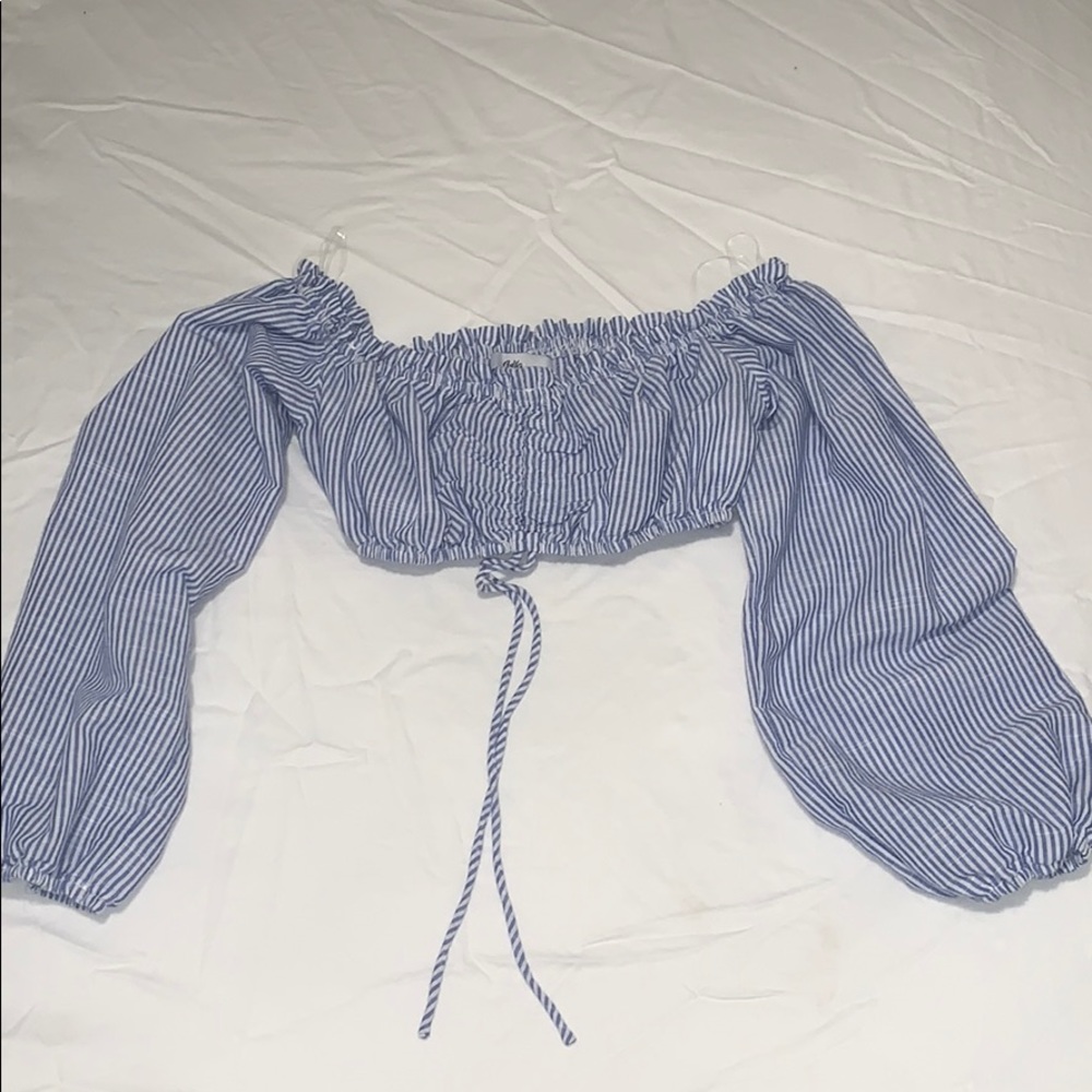 Adika off the shoulder crop top